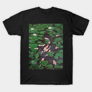 Koi Pond and Water Garden T-Shirt